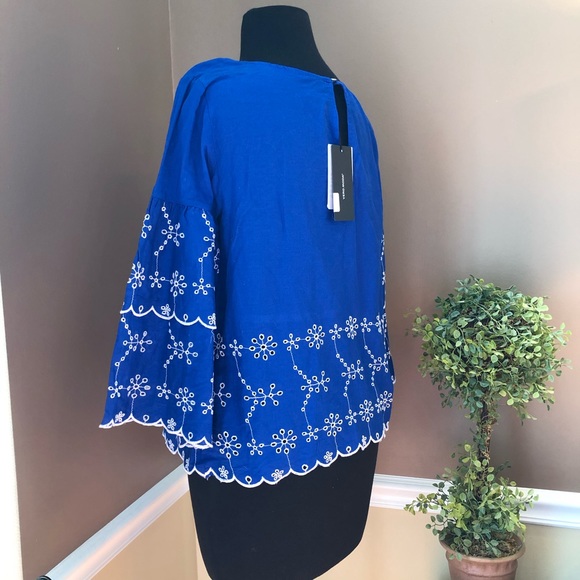 ⭐️ Vero Moda Patrice Embroidered Eyelet Bell Sleeve - Picture 7 of 16